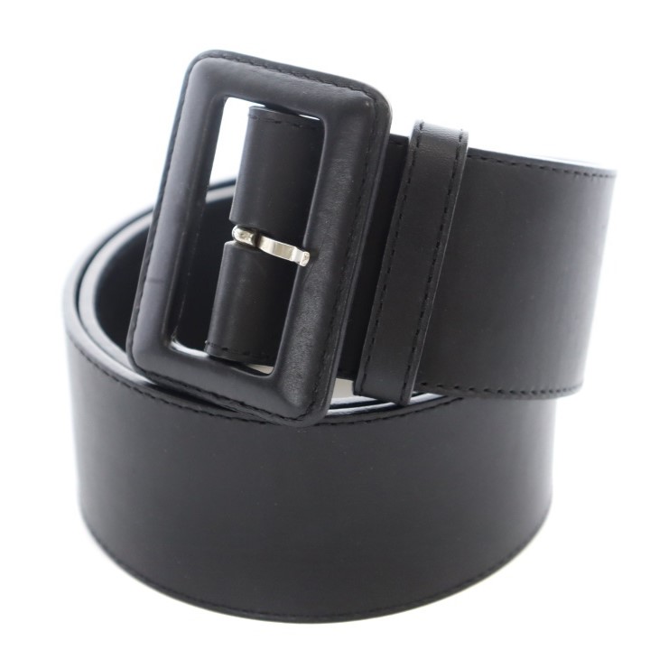 クリスチャンディオール Christian Dior ベルト 太ベルト レザー T38  