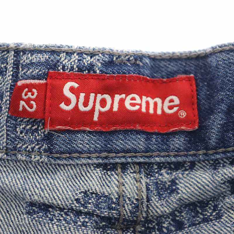 シュプリーム SUPREME 23SS Trademark Jacquard Baggy Jean