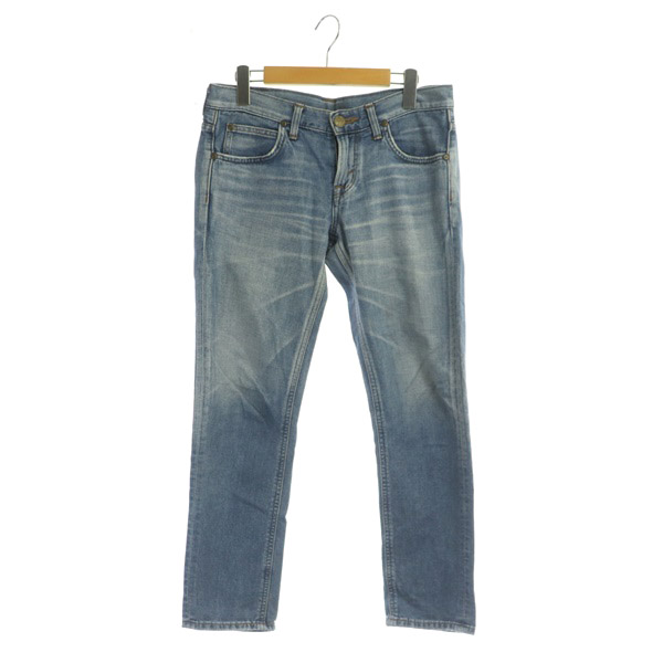 リー LEE デニムパンツ ジーンズ テーパード コットン S 青 ブルー /MY  