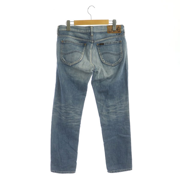 リー LEE デニムパンツ ジーンズ テーパード コットン S 青 ブルー /MY  