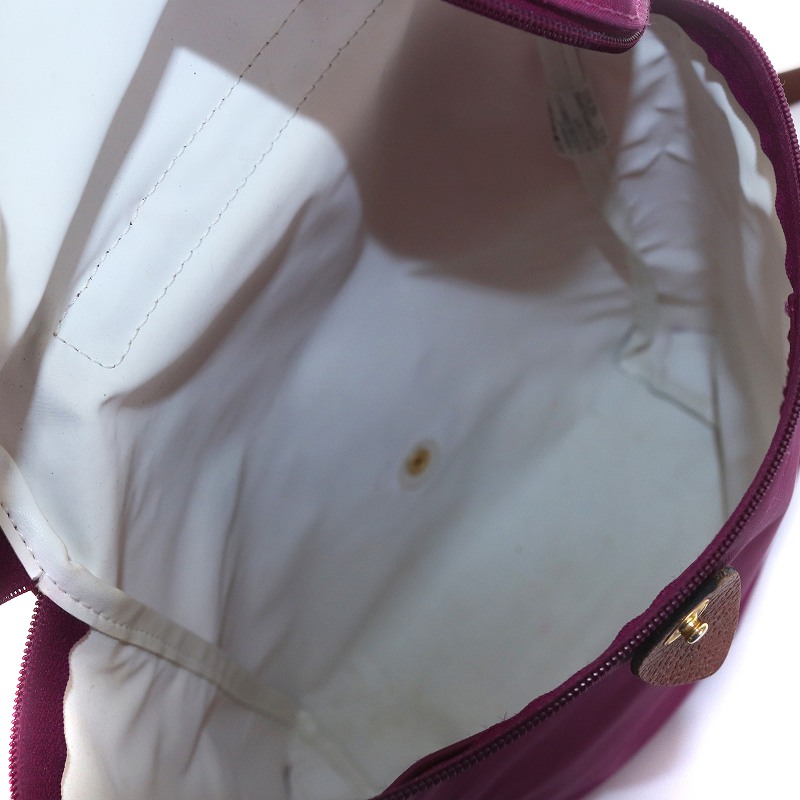 ロンシャン　ルプリアージュ　リュック　パープル 中古・古着通販】LONGCHAMP (ロンシャン) リュック パープル｜ブランド