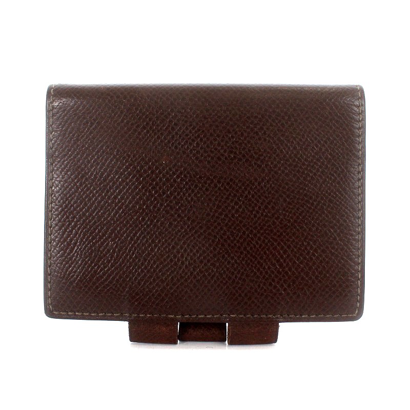 エルメス HERMES アジェンダ ミニ 手帳カバー レザー ○Y刻印 茶