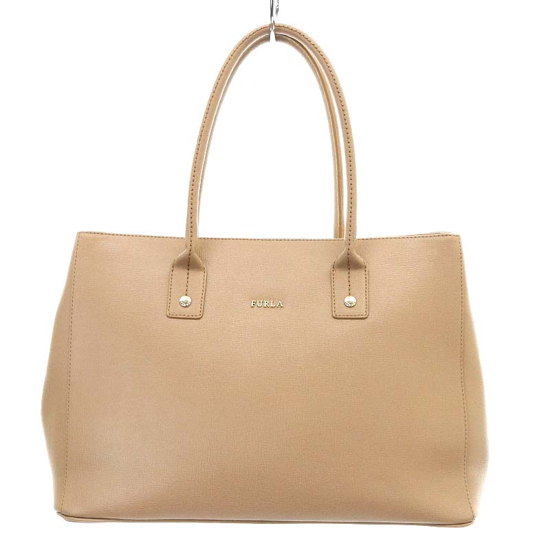 フルラ FURLA リンダ トートバッグ ハンドバッグ レザー 茶色 ブラウン 