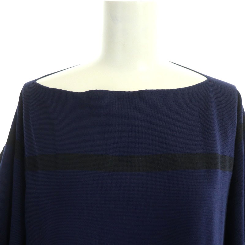 イッセイミヤケ　サマーニット　ネイビー　issey Miyake イッセイミヤケ サマーニット ネイビー issey Miyake