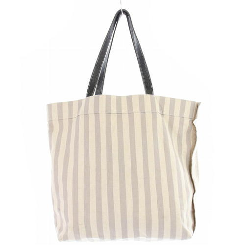 ラドロー LUDLOW キャンバス ストライプ バッグ トートバッグ べージュ 