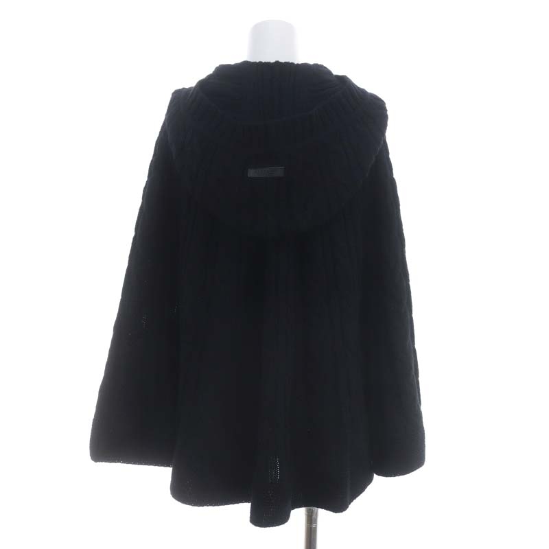Burberry Blue Label バーバリーブルーレーベル黒ポンチョ