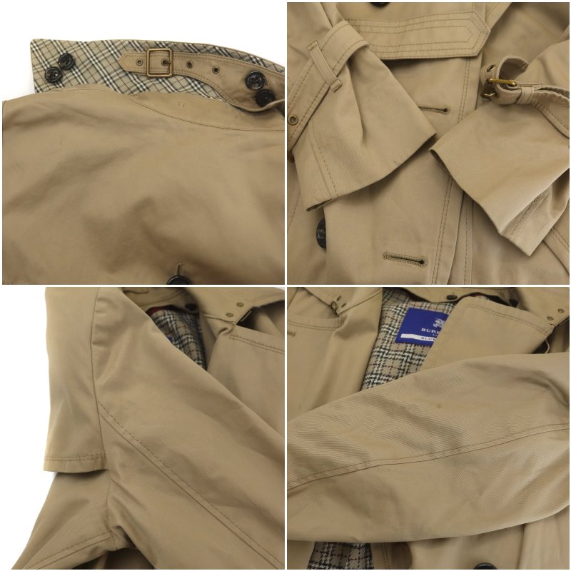 BURBERRY BLUE LABEL 総裏地 ノバチェック コート ベルト付き 【公式通販】