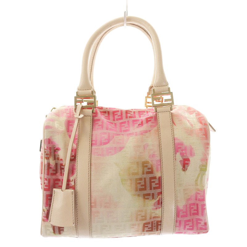 フェンディ FENDI ズッキーノ ミニボストンバッグ ハンドバッグ 