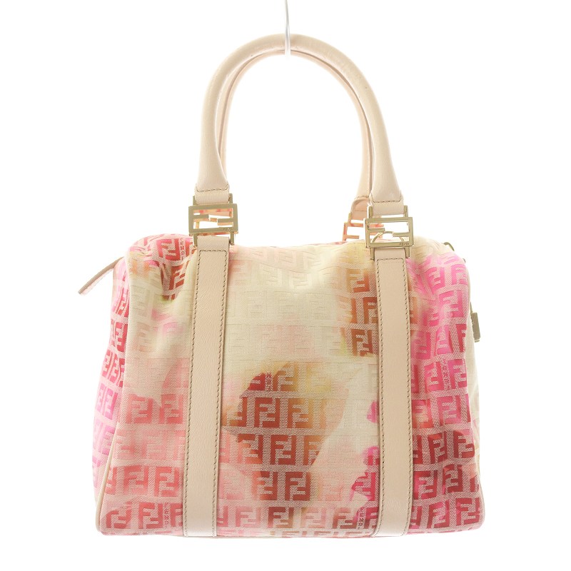 フェンディ FENDI ズッキーノ ミニボストンバッグ ハンドバッグ 