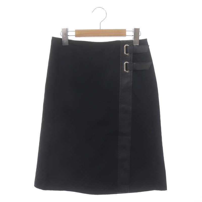 バーバリーブルーレーベル BURBERRY BLUE LABEL ラップスカート ひざ丈