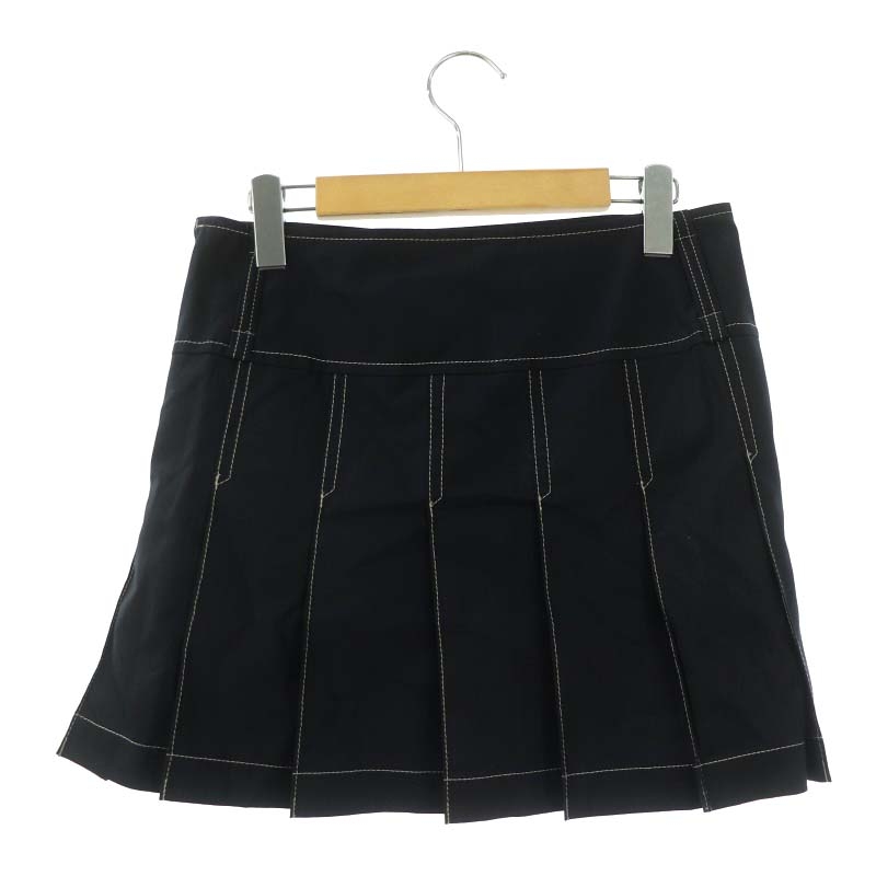 バーバリーブルーレーベル BURBERRY BLUE LABEL ステッチ プリーツ 