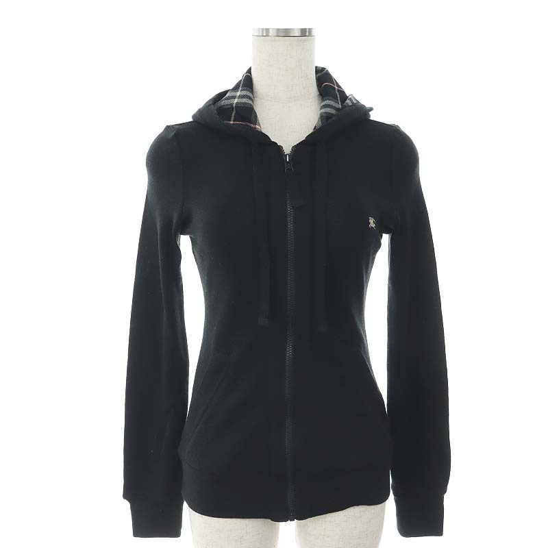 バーバリーブルーレーベル BURBERRY BLUE LABEL フルジップニット