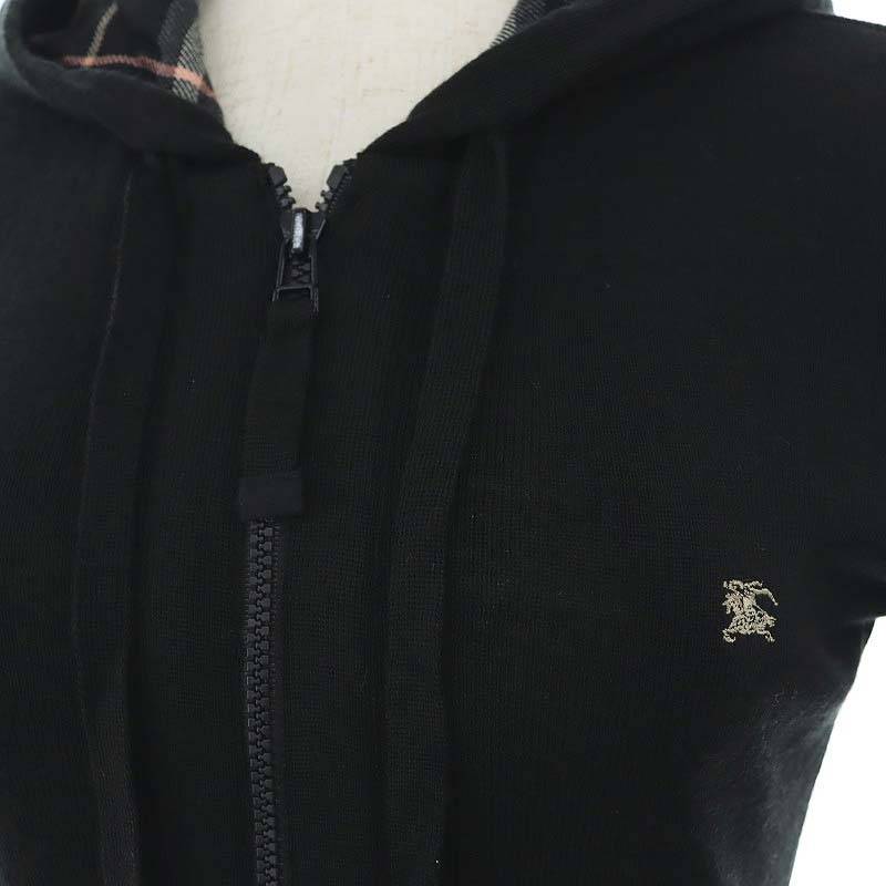 バーバリーブルーレーベル BURBERRY BLUE LABEL フルジップニット