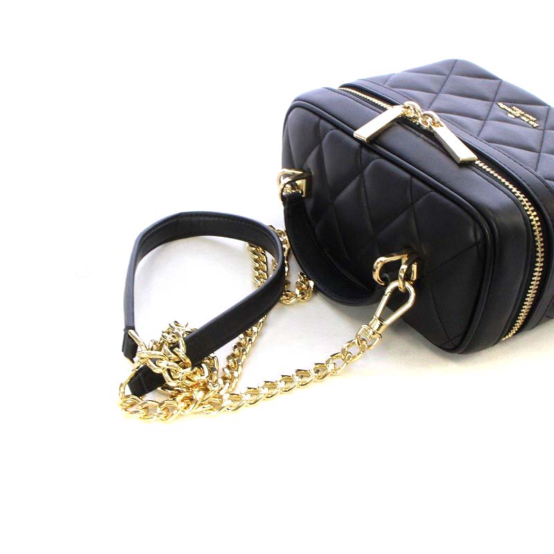 極美品】ケイトスペード 2WAY 弾か ラインストーン ベロア ドレス 150 黒 