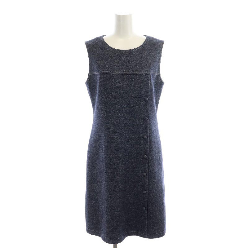 【極美品】2022-Rene ♡ルネ ノースリーブ リボン ニット 36 Rene（ルネ） リボンノースリーブニットトップス 6122380
