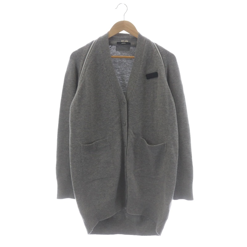 ディーゼル DIESEL M-CLEO ニット ジップディテール カーディガン 