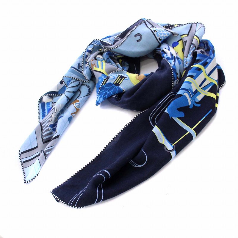 エルメス HERMES カレジェアン 140 horse club ホースクラブ スカーフ 