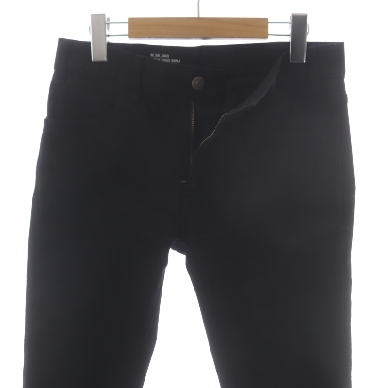 セリーヌ CELINE スキニー デニムパンツ ストレッチ 27 黒 ブラック M  