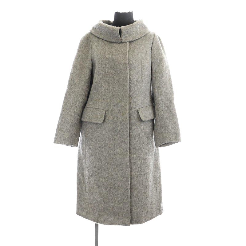 マックスマーラ MAX MARA 白タグ アルパカシャギー ロングコート 