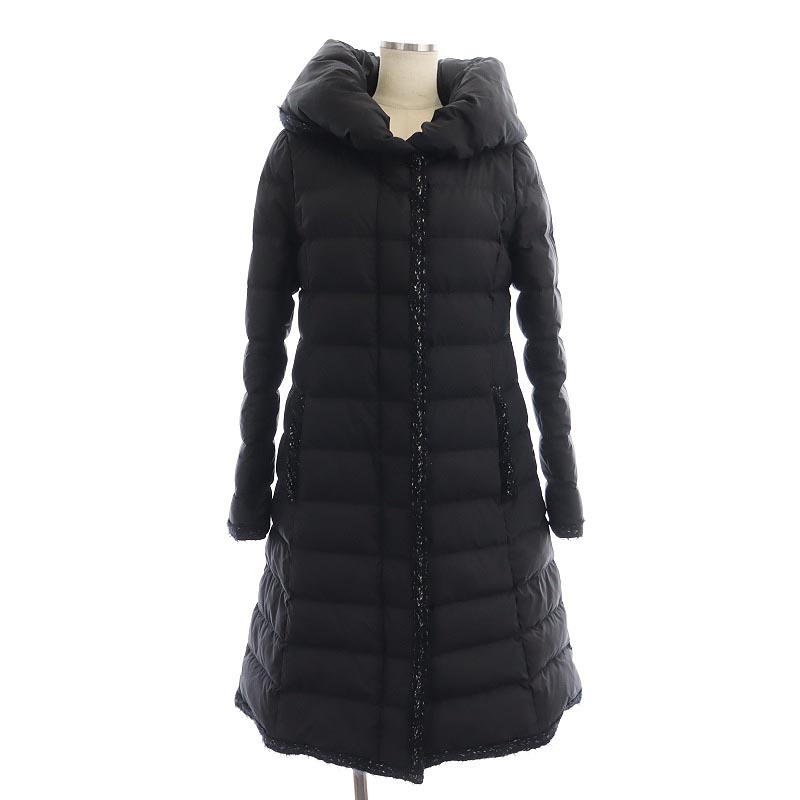 トゥービーシック TO BE CHIC マイクロツイルピーチロングダウンコート 