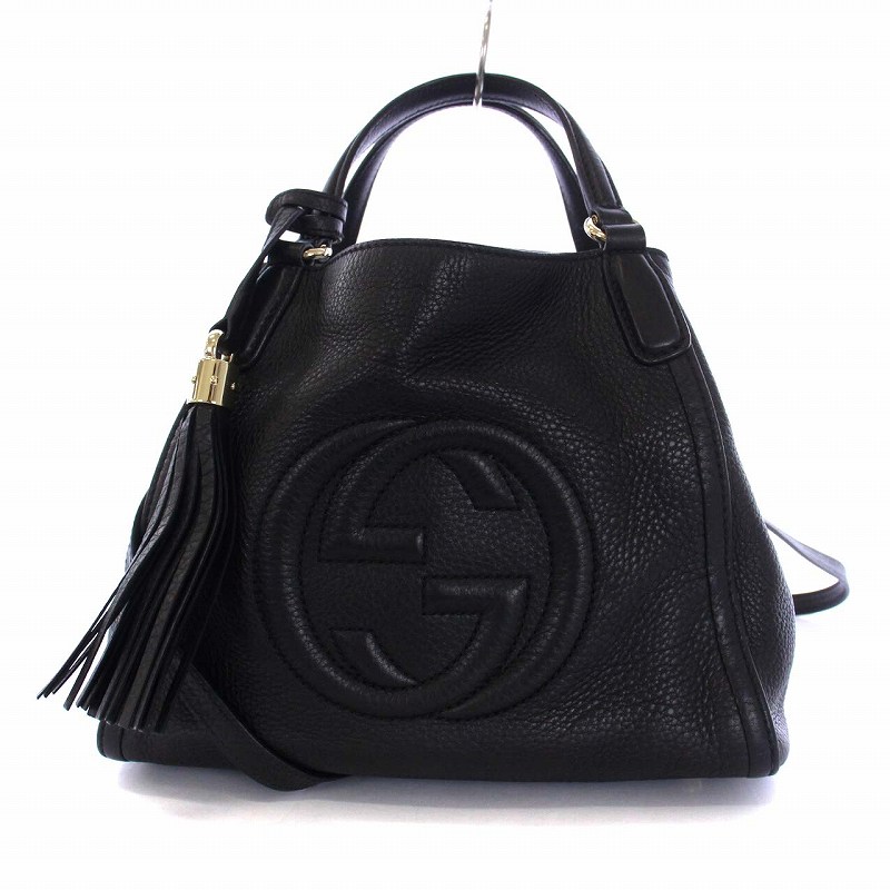 グッチ GUCCI ソーホー インターロッキングG ショルダーバッグ 