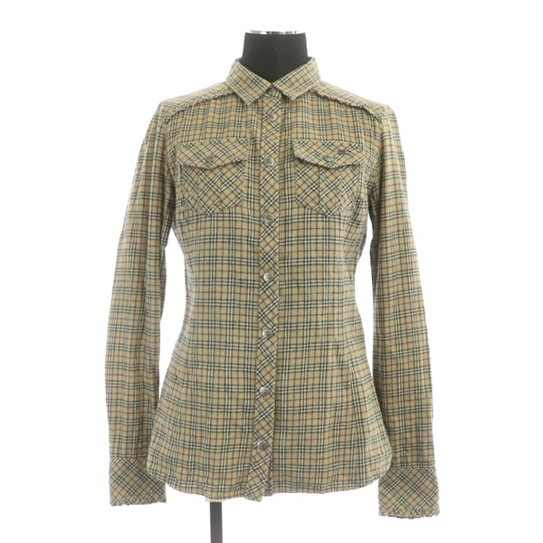 バーバリーブルーレーベル BURBERRY BLUE LABEL ノバチェック コットン 