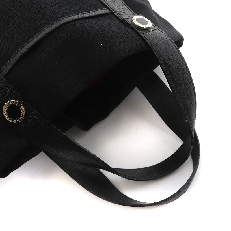 ブルガリ ソフィア トートバッグ ラージ A4可能 ポーチ付き ロゴマニア 黒 ブルガリ BVLGARI SOPHIA TOTE MEDIUM ロゴマニア ハンドバッグ