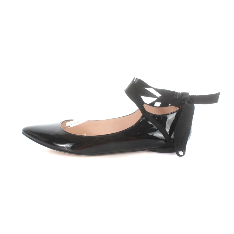 repetto レペット バレエシューズ 黒 レザー38.5