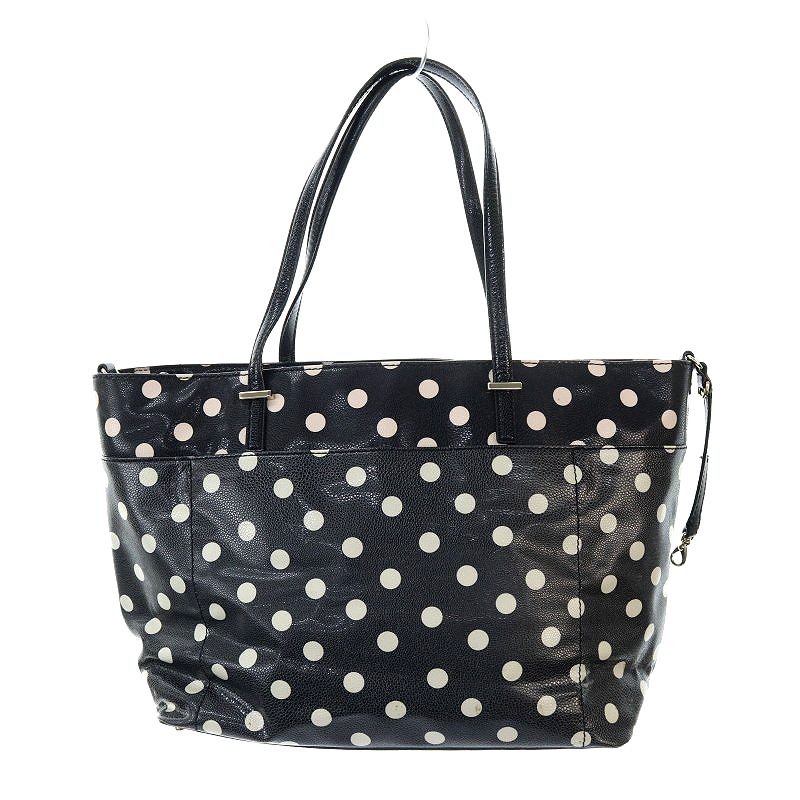 kate spade 水玉模様 トートバッグ