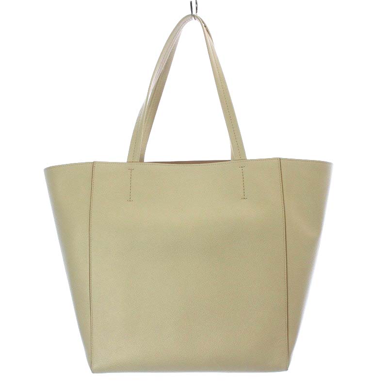 未使用に近い✨セリーヌ　トートバッグ　レザー　ファントム CELINE◇トートバッグ/レザー/BEG/カバファントムスモール : セカンド