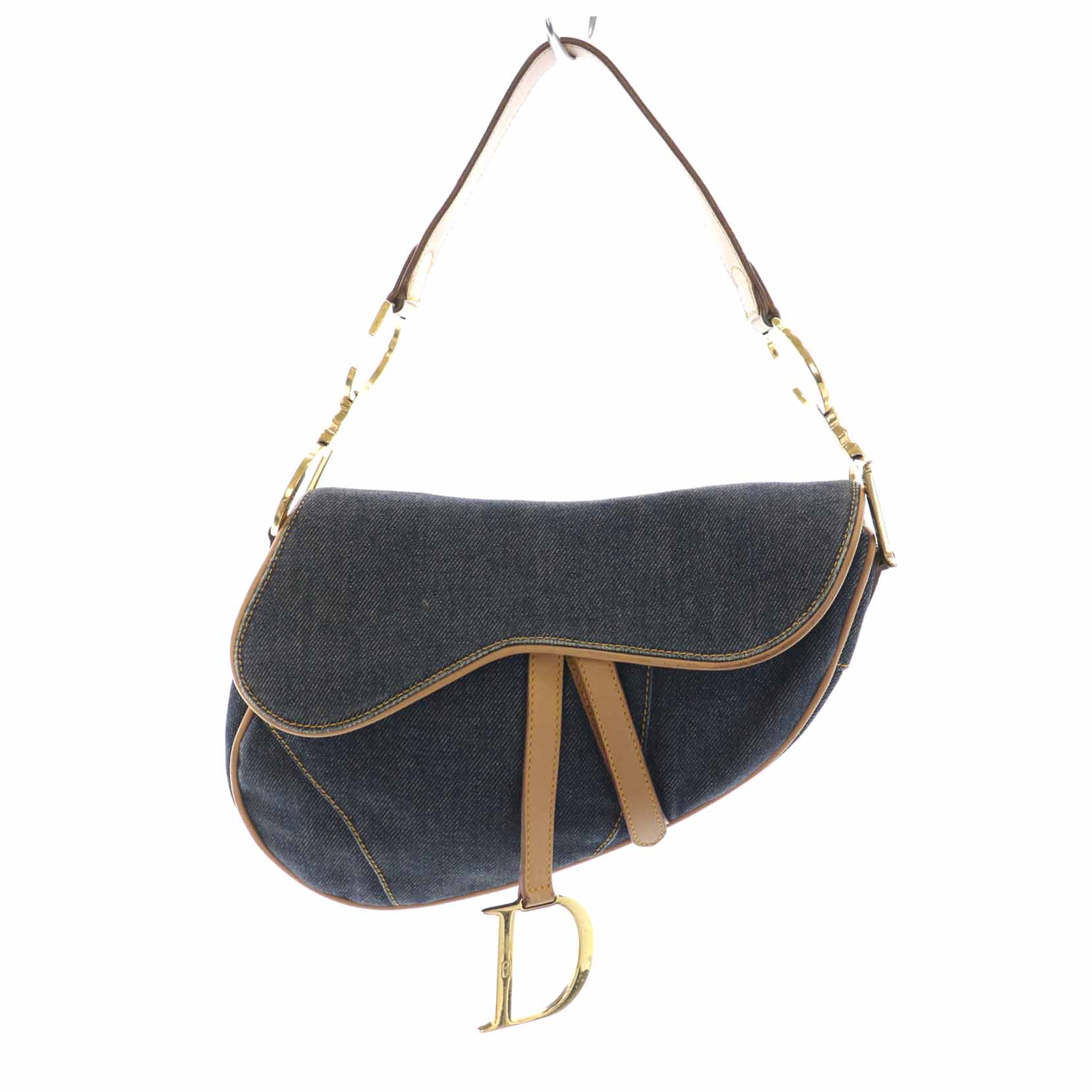 クリスチャンディオール Christian Dior デニム サドルバッグ ワン  