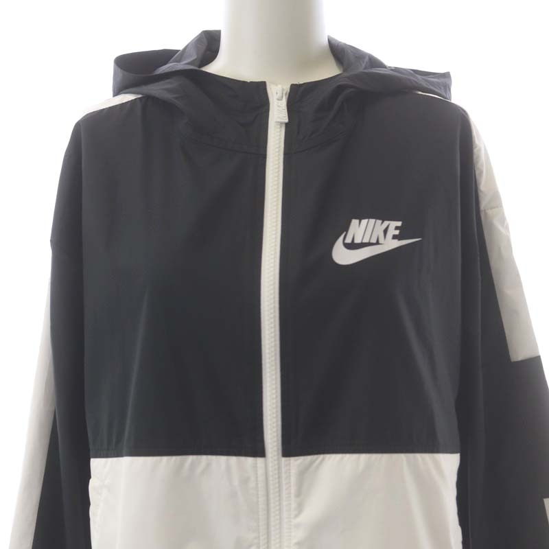 NIKE フード付きナイロンジャケット ブラック Nike フード付きナイロンジャケット L ブラック ブラック（黒