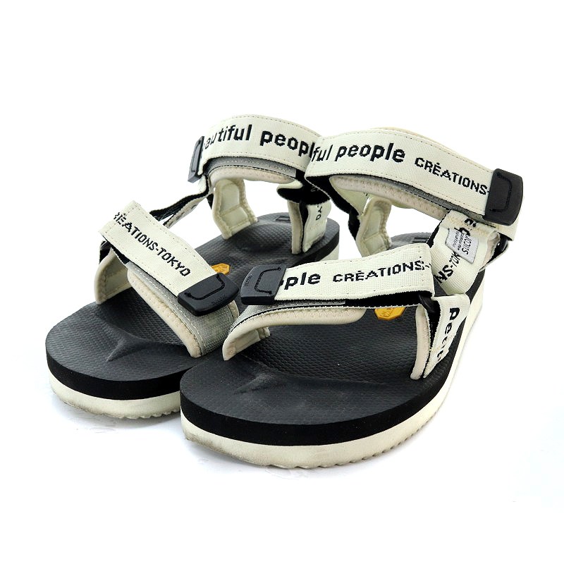 ビューティフルピープル beautiful people suicoke サンダル ロゴ 