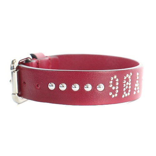 レッド ヴァレンティノ RED VALENTINO MISS YOU レザー ラインストーン 