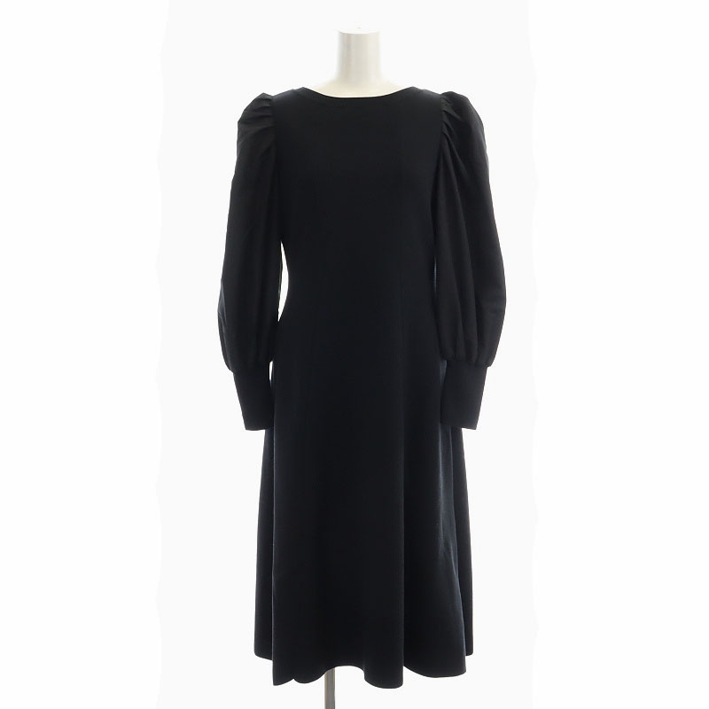 セルフォード CELFORD 2WAYフレアニットワンピース ロング 切替 長袖  