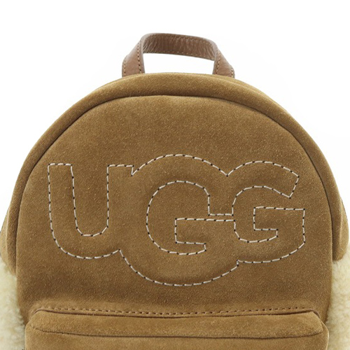アグ オーストラリア UGG australia ボア リュックサック ロゴ 茶色 