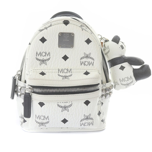 エムシーエム MCM Xmini Stark Bebe Boo ミニリュック パンダチャーム