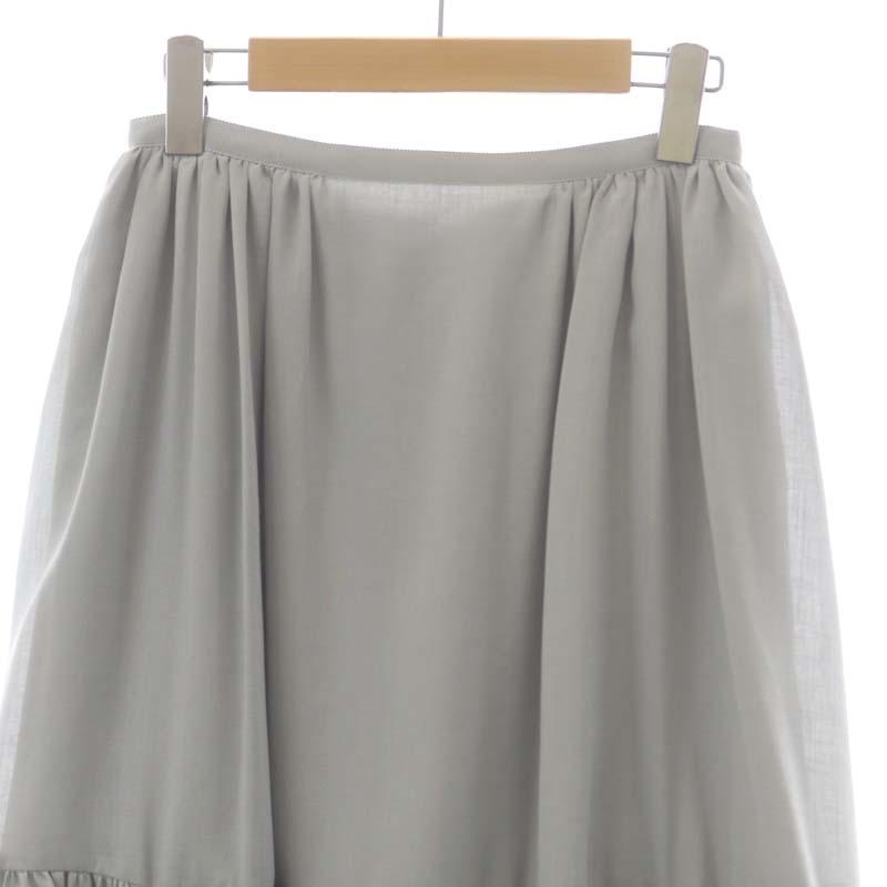 フォクシーニューヨーク FOXEY NEW YORK ギャザー フレア スカート  