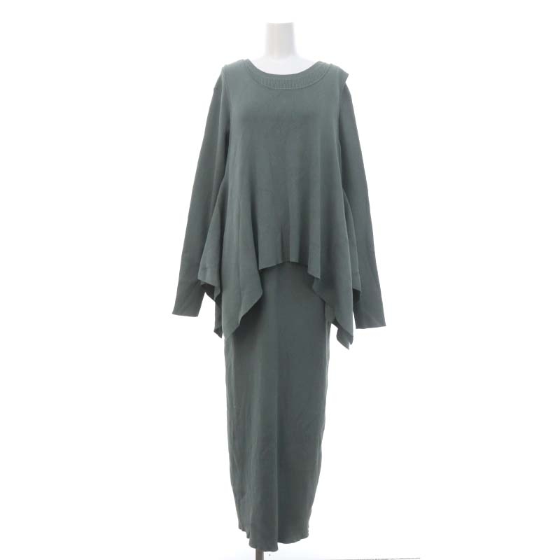 リムアーク rim.ark 23SS Round vest knit set ワンピース ニット 