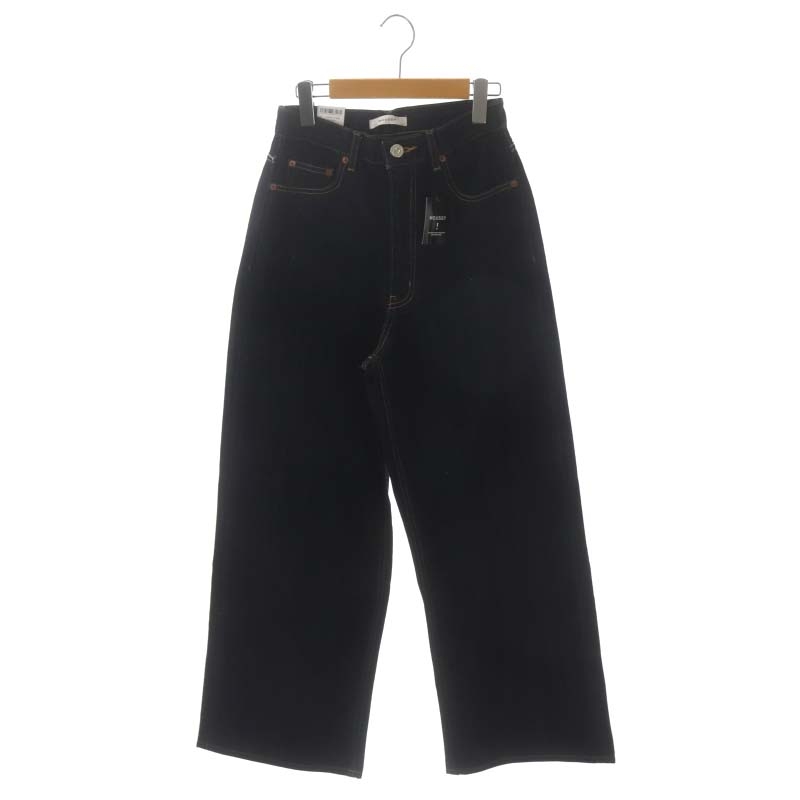 未使用品 マウジー moussy 22AW WIDE STRAIGHT デニムパンツ ジーンズ 