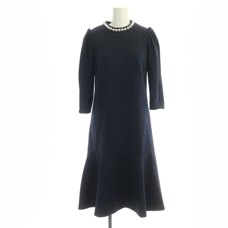 ジャスグリッティー JUSGLITTY 22SS パール付ダンボールニットミニ 