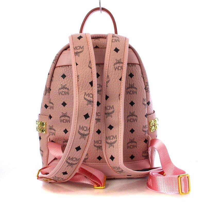 未使用品 エムシーエム MCM ヴィセトス サイドスタッズ バッグ 