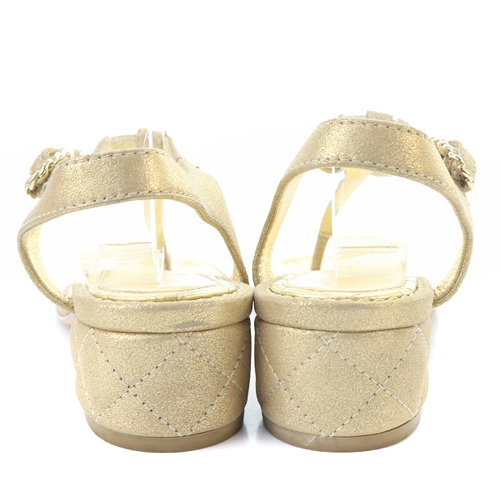 シャネル CHANEL ココマーク チェーン トング サンダル ストラップ  