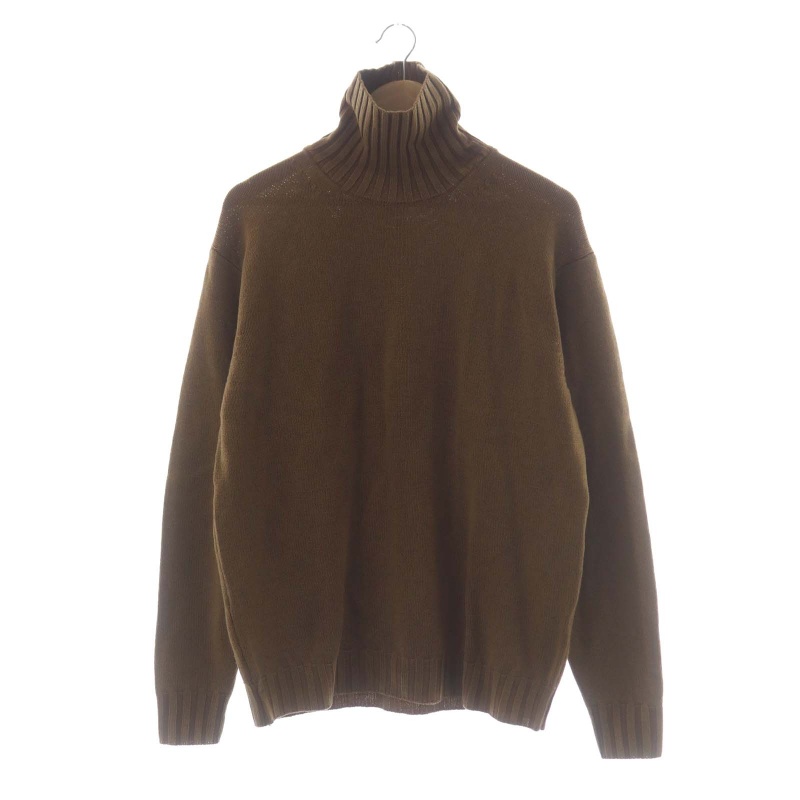 未使用品 オーラリー AURALEE 23AW WASHED FRENCH MERINO KNIT TURTLE 