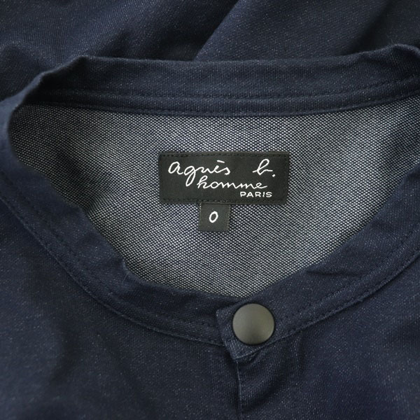 アニエスベーオム Agnes b. homme プレッション カーディガン 長袖 