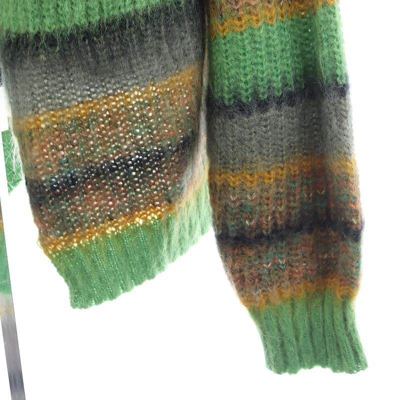 パーバーズ PERVERZE tripe Mohair Wide Cardigan カーディガン ニット