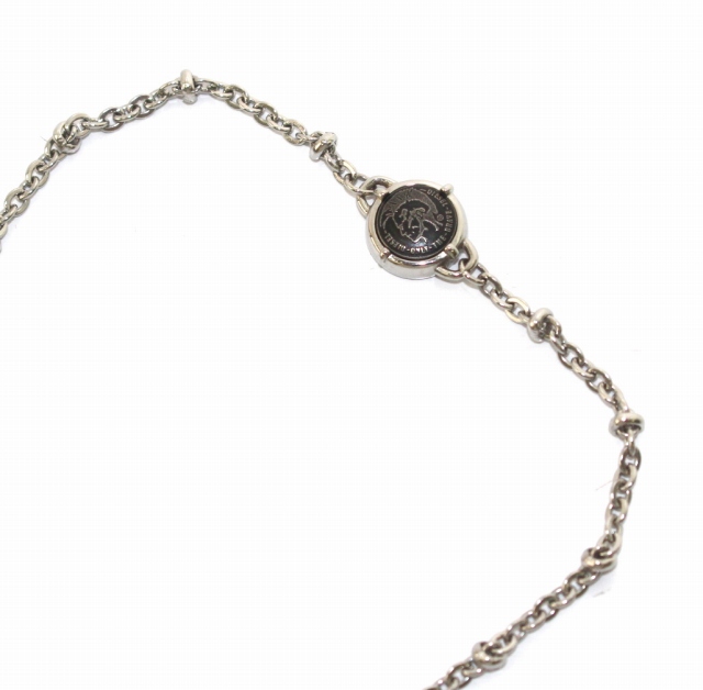 DIESEL フェザーネックレス ディーゼル DIESEL フェザーモチーフ ネックレス ペンダント