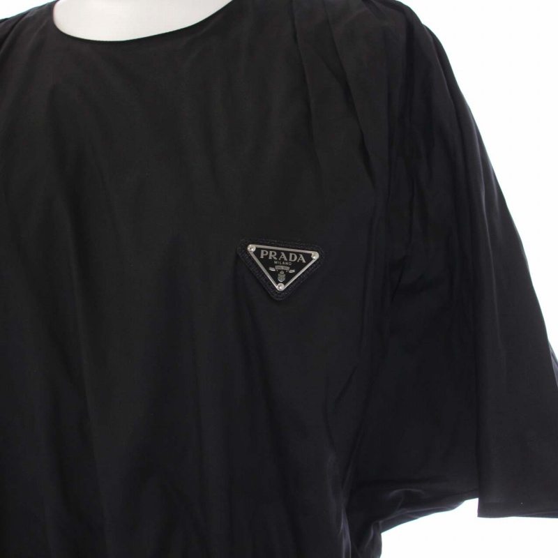 プラダ PRADA 22SS トライアングルプレート シルク Technical  