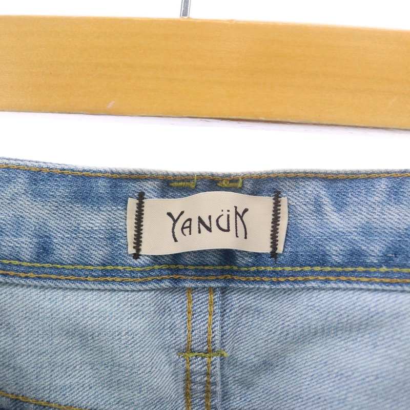 ヤヌーク YANUK CECIL ストレートデニムパンツ ジーンズ テーパード 23 