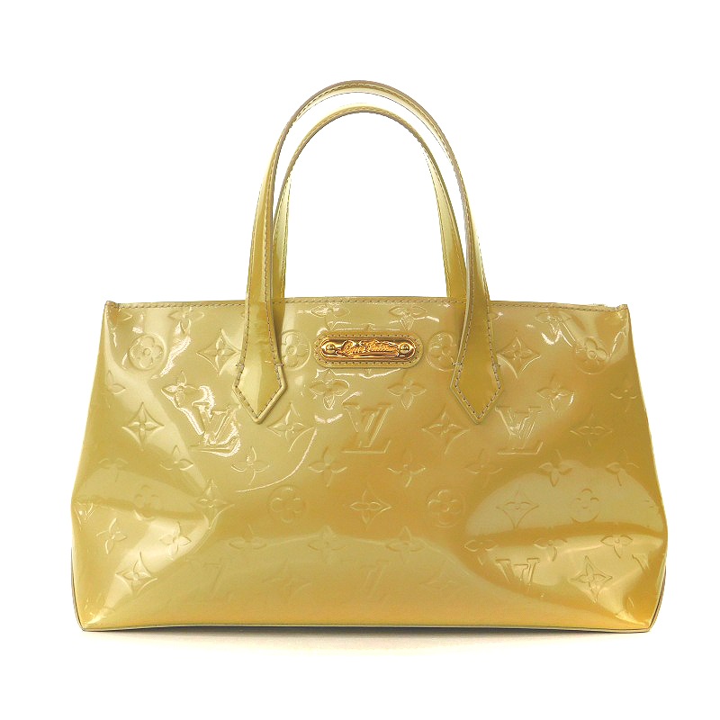 ルイヴィトン LOUIS VUITTON モノグラム ヴェルニ ウィルシャー PM